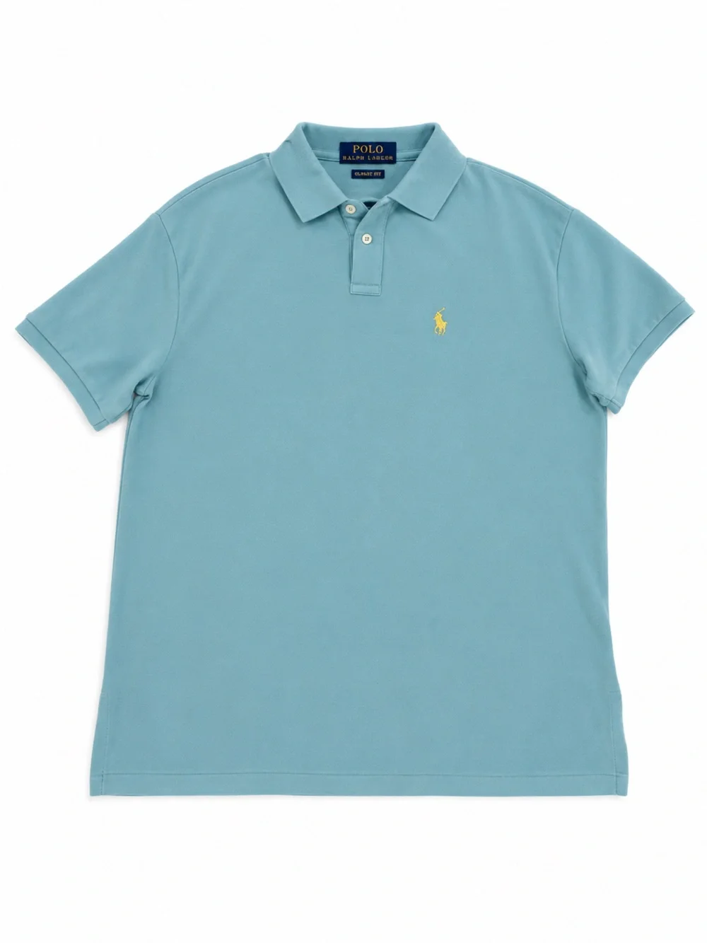 Polo Ralph Lauren Custom Fit Polo Shirt XL Light Blue 100% Cotton Classic
